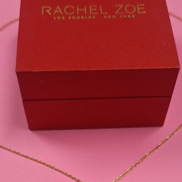 Rachel Zoe 14K Gold Plated Sterling Heart Necklace 16+2" - Picture 4 of 4